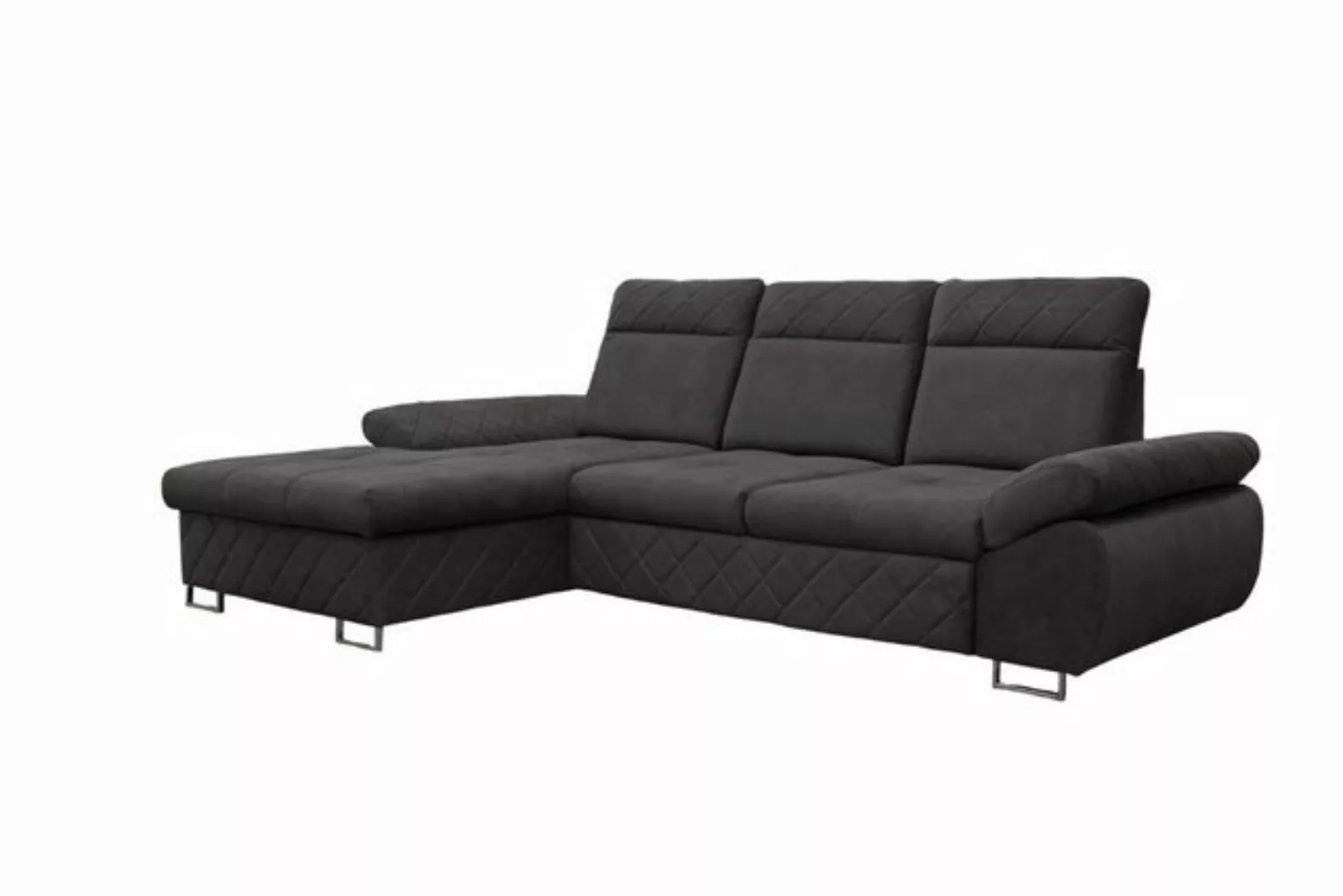 JVmoebel Ecksofa Wohnzimmer Textil L-Form Sofas Braune Ecksofa Couch Polste günstig online kaufen