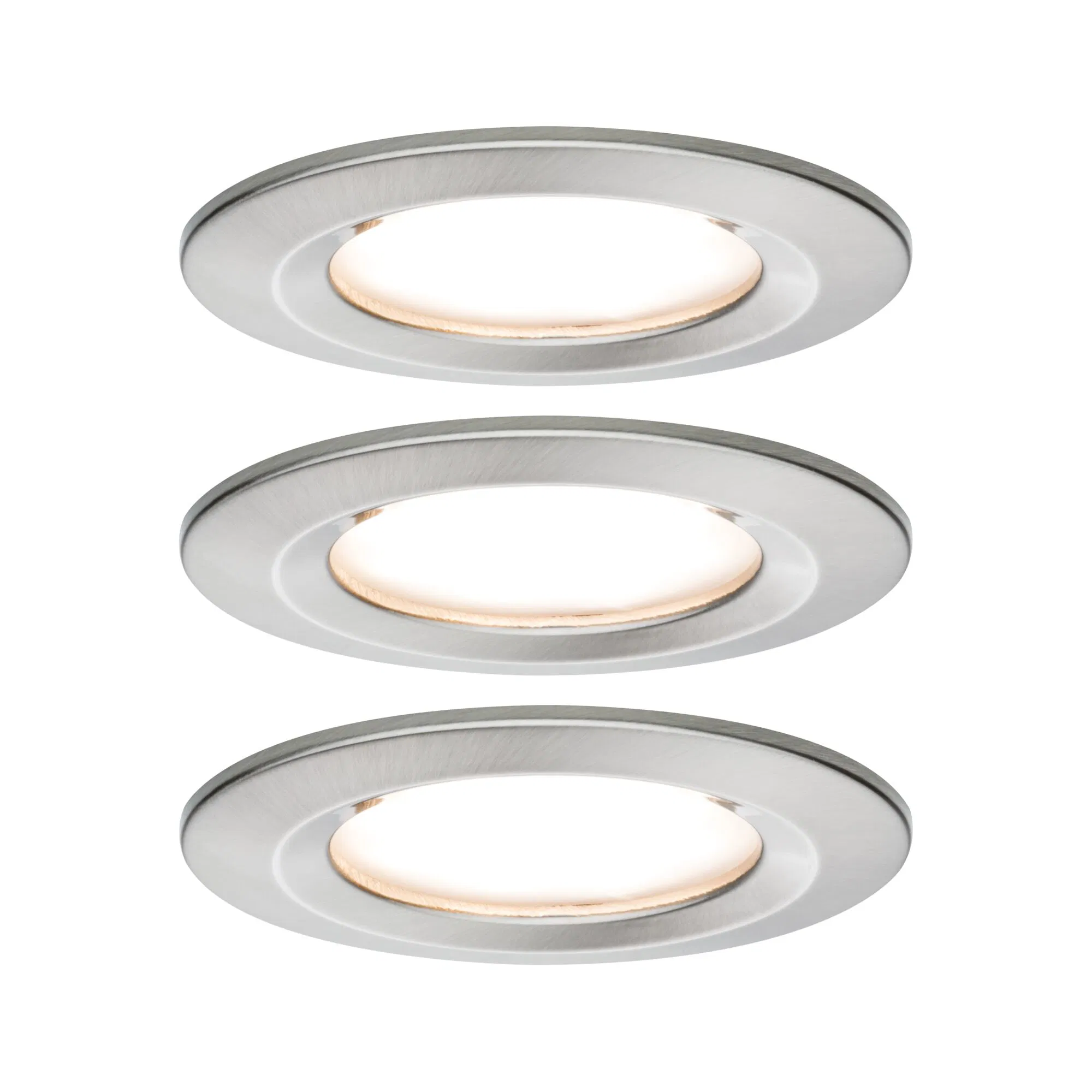 Paulmann 3er-Set LED-Spot Slim Coin, dimmbar, Alu günstig online kaufen