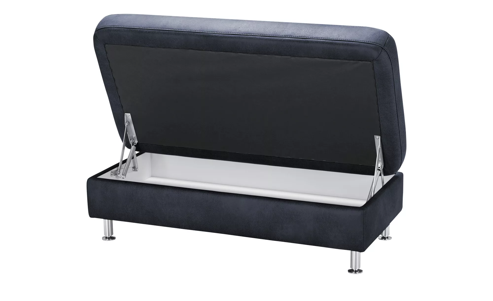 Mein Sofa bold XXL Hocker  Veit ¦ blau ¦ Maße (cm): B: 130 H: 46 T: 65.0 Po günstig online kaufen