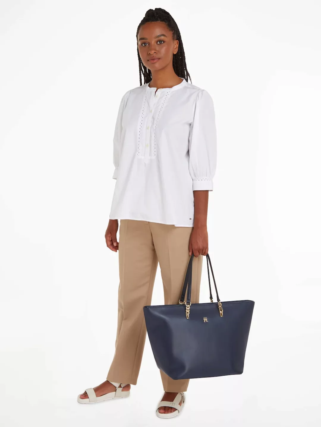 Tommy Hilfiger Shopper "TH REFINED TOTE", Handtasche Damen Tasche Damen Hen günstig online kaufen