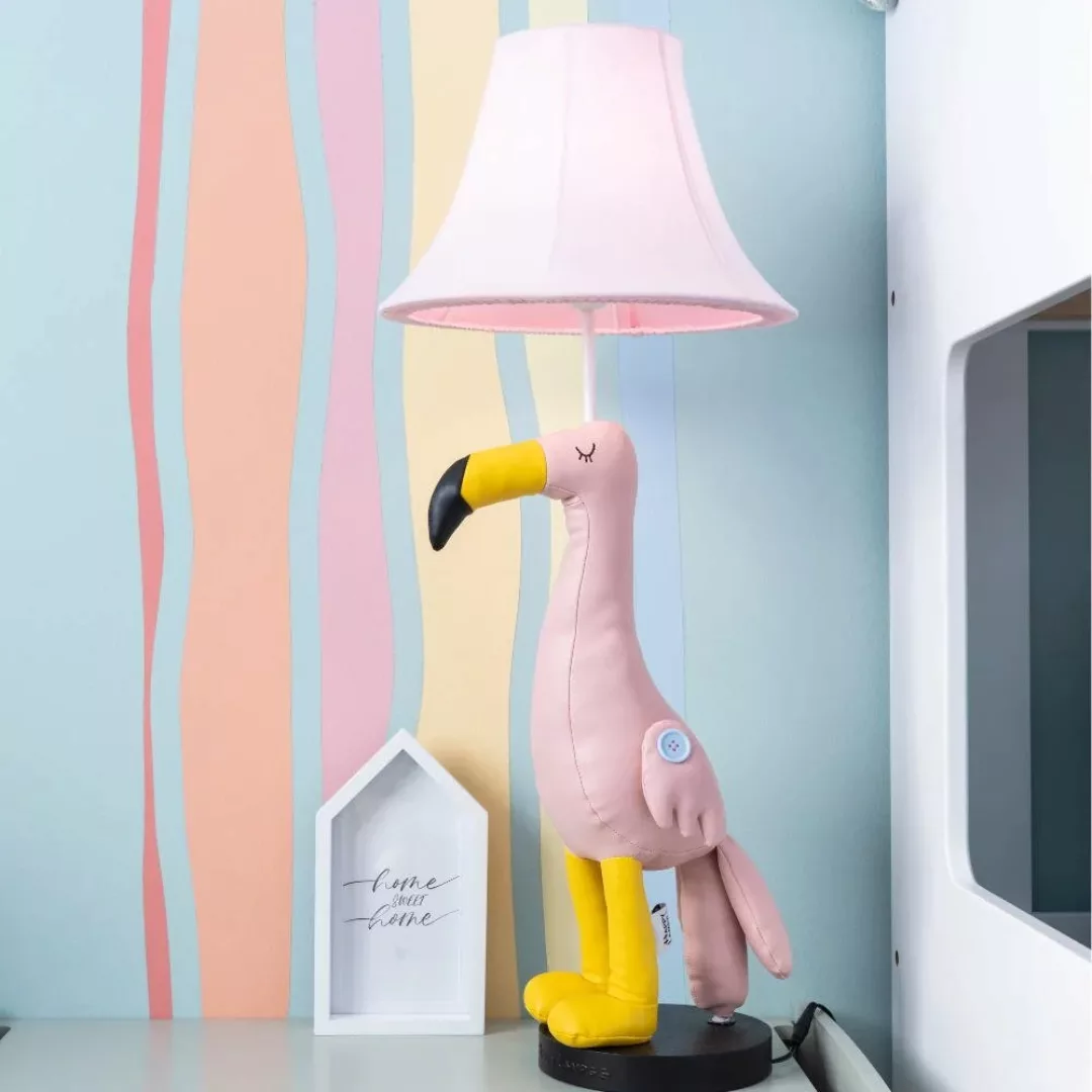 LED Tischleuchte Mingo der Flamingo in Rosa und Gelb 5,4W 470lm günstig online kaufen