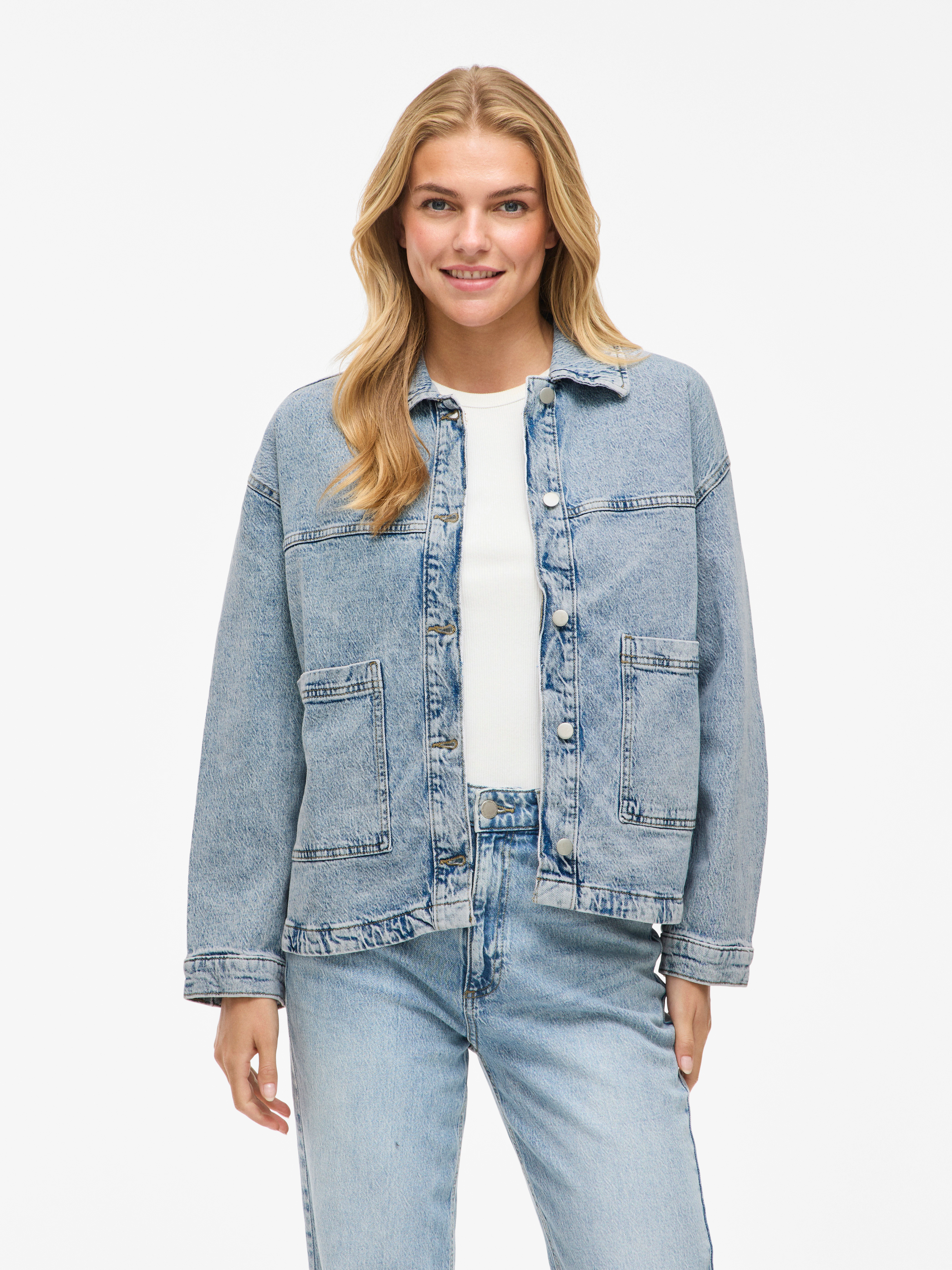 Vila Jeansblazer "VIJAF L/S DENIM JACKET - NOOS" günstig online kaufen