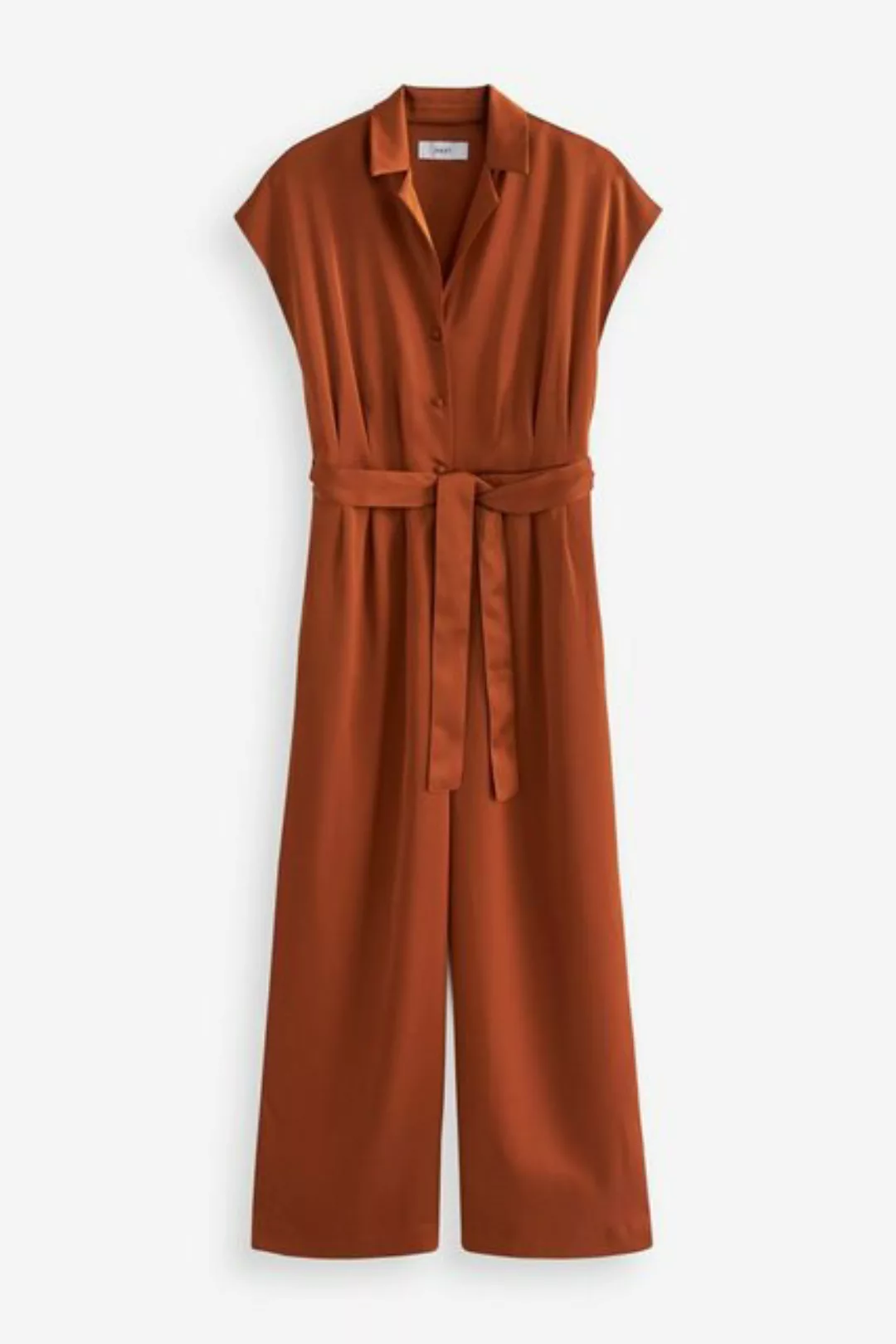 Next Jumpsuit Satin-Overall mit weitem Bein und Gürtel (1-tlg) günstig online kaufen