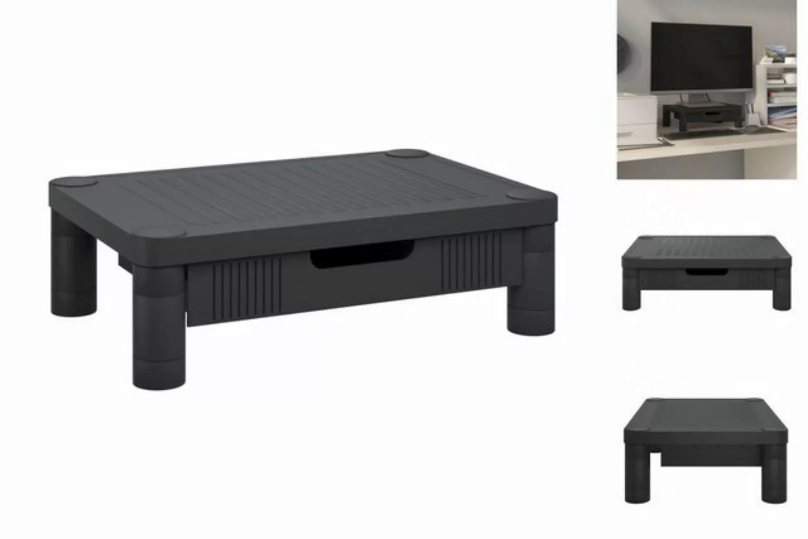 vidaXL TV-Schrank Monitorständer Schwarz 43x30,5x13 cm TV-Lowboard günstig online kaufen