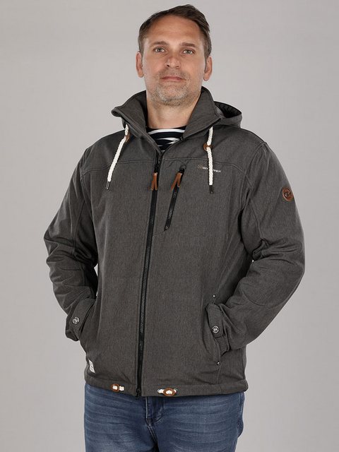 Dry Fashion Softshelljacke Herren Outdoor Jacke Heiligenhafen - Fleece-Futt günstig online kaufen