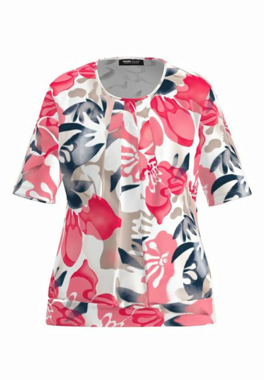 FRANK WALDER Blusenshirt mit stilvollem Blumendessin günstig online kaufen