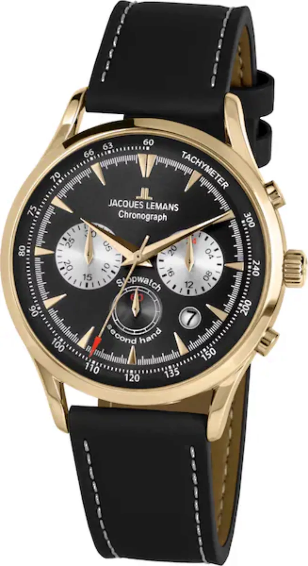 Jacques Lemans Chronograph »Retro Classic, 1-2068I«, Quarzuhr, Armbanduhr, günstig online kaufen