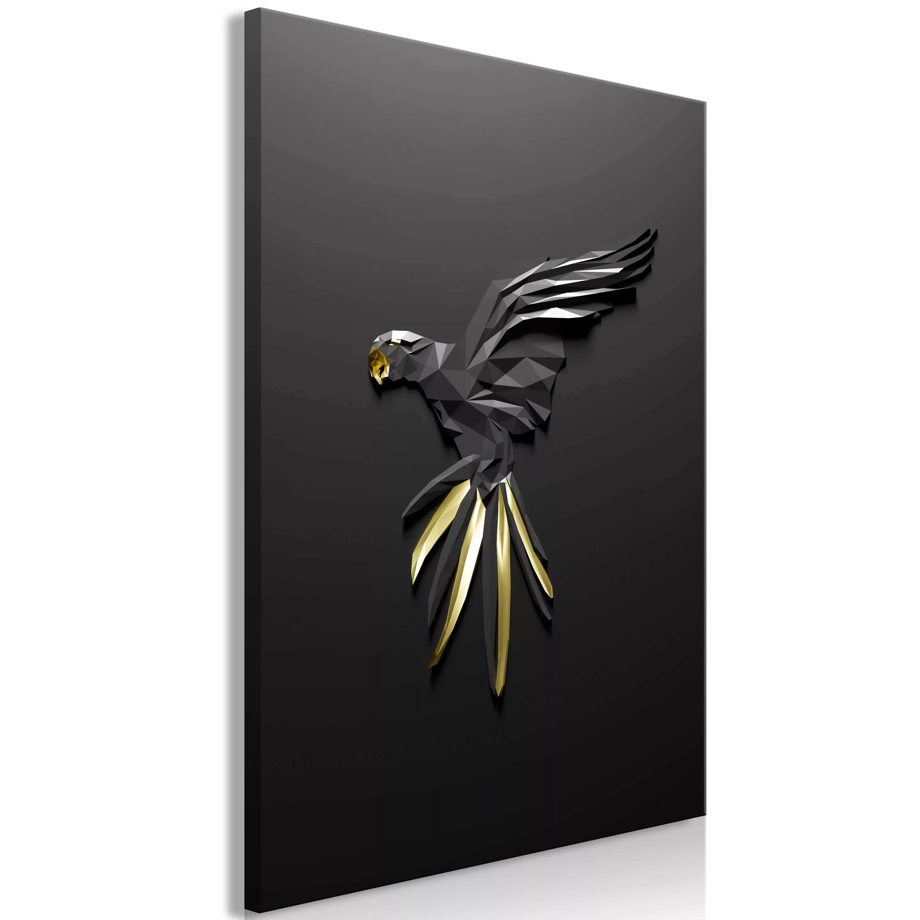 Wandbild - Black Parrot (1 Part) Vertical günstig online kaufen