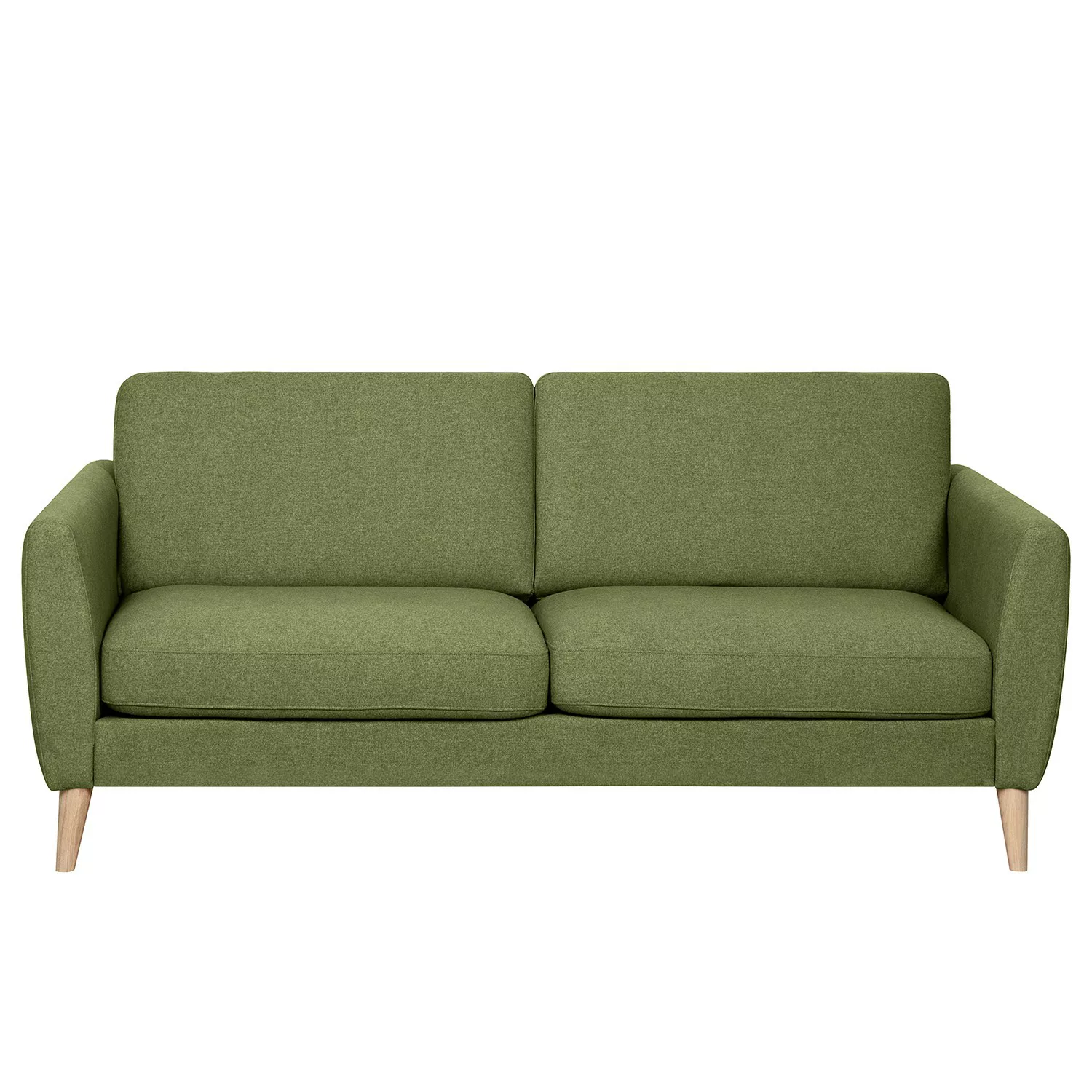 home24 Mørteens Sofa Kustavi 2,5-Sitzer Olivgrün Polyester 190x80x90 cm (Bx günstig online kaufen