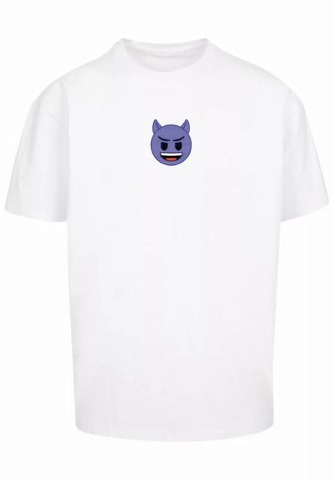 emoji couture T-Shirt Evil smiling furry purple face Premium Qualität günstig online kaufen