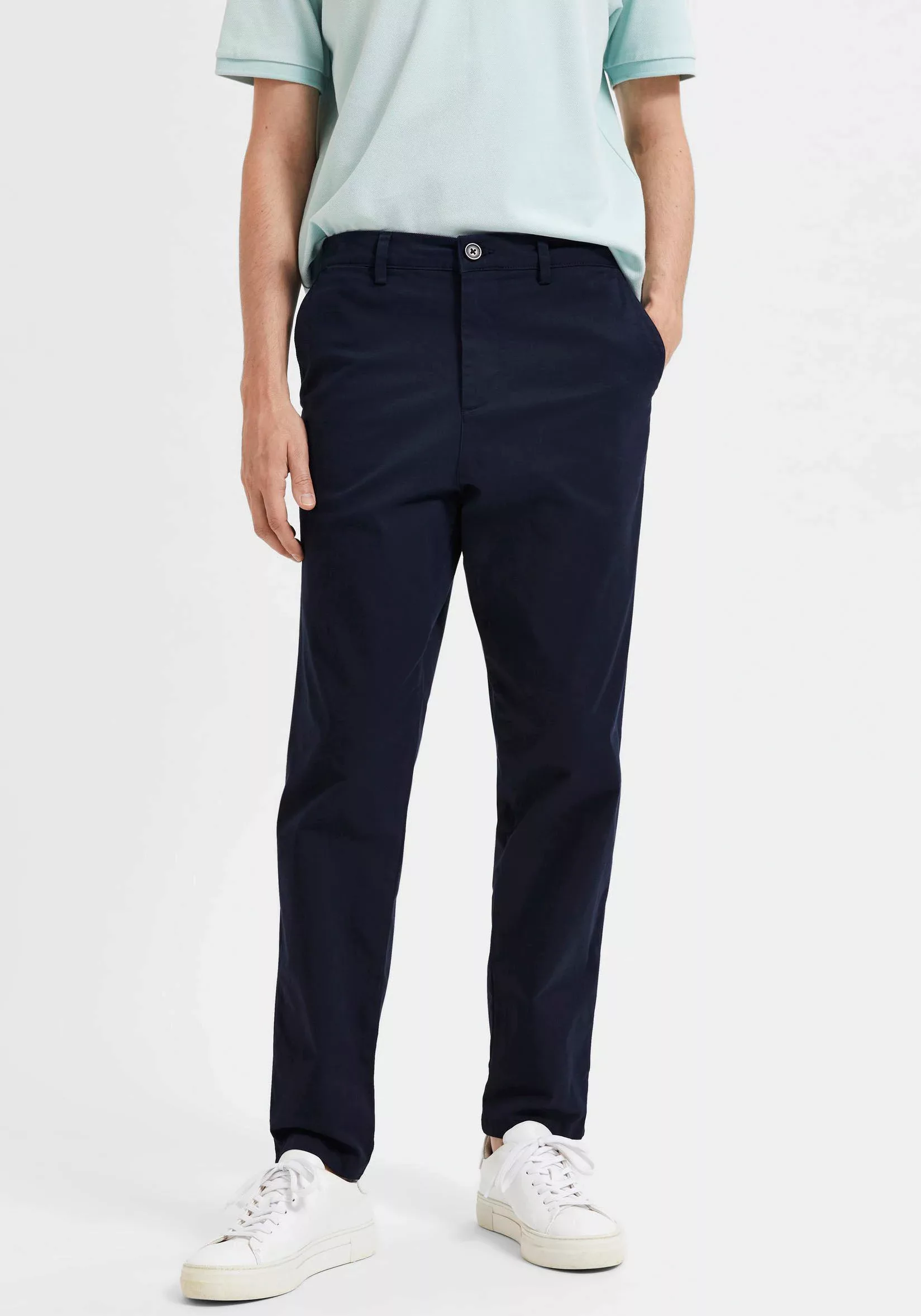 Selected Homme Herren Chino Hose SLH196-STRAIGHT-NEW MILES FLEX - Straight günstig online kaufen