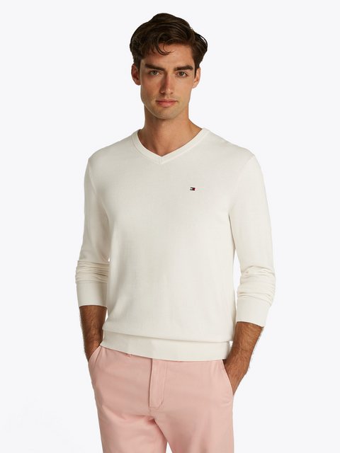 Tommy Hilfiger Strickpullover ESSENTIAL COTTON V NECK günstig online kaufen