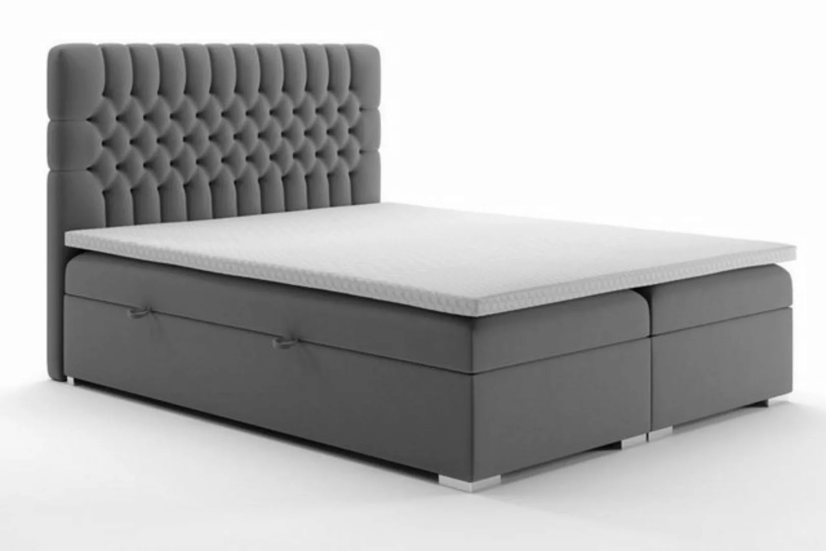 JVmoebel Boxspringbett Chesterfield Doppelbett Schlafzimmer Luxus Bett Mode günstig online kaufen
