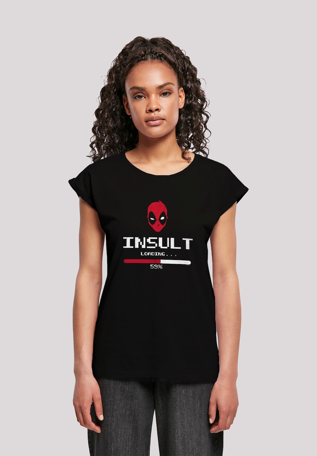 F4NT4STIC T-Shirt "Deadpool Insult Loading", Damen,Premium Merch,Regular-Fi günstig online kaufen