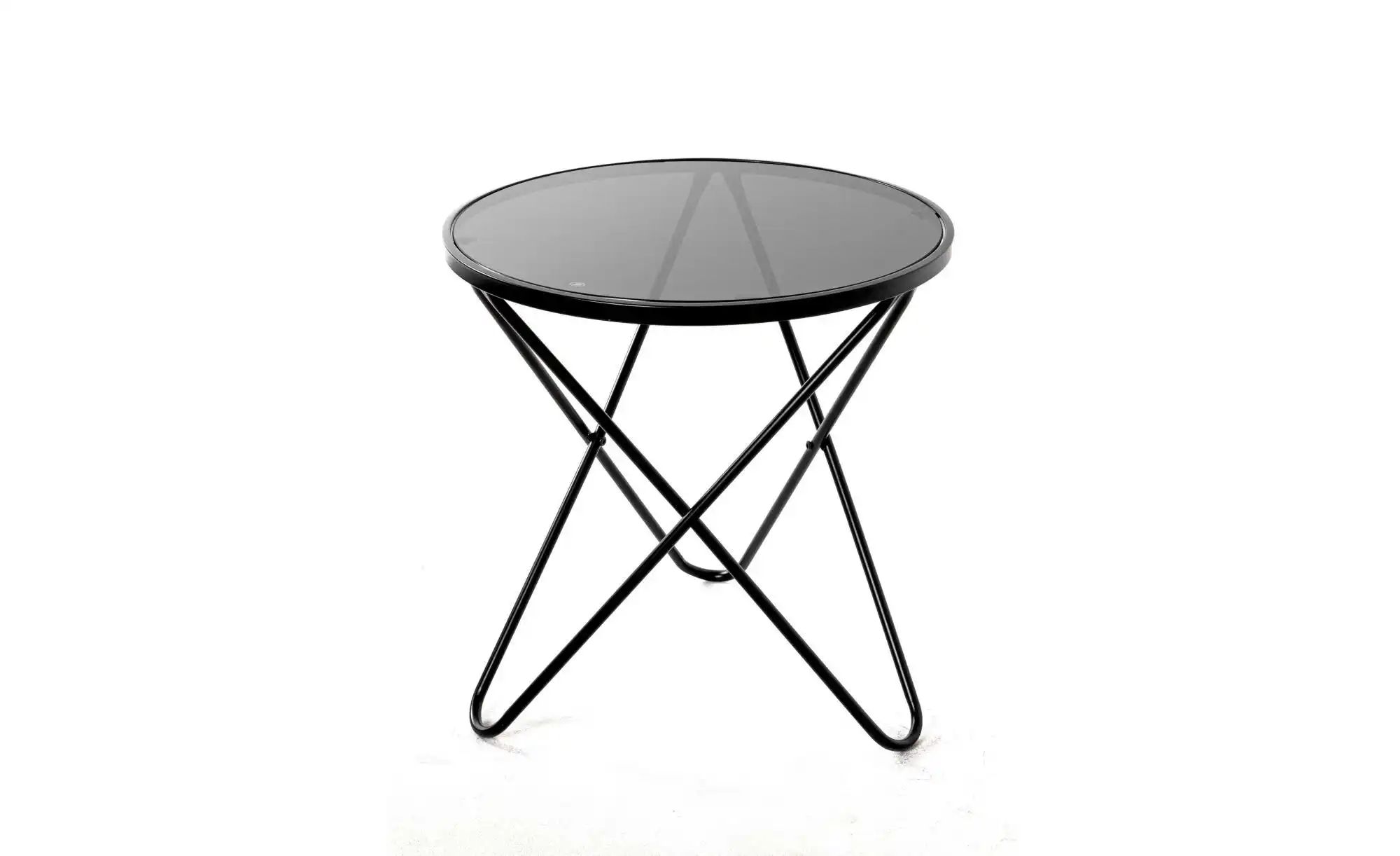Beistelltisch   ¦ schwarz ¦ Maße (cm): B: 55 H: 56  Ø: 55 Tische > Beistell günstig online kaufen