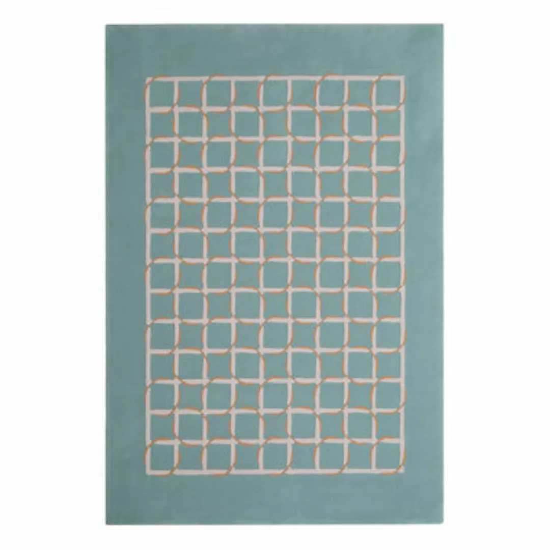 Teppich Révélation textil blau / 180 x 250 cm - Handgetuftet - PINTON - Bla günstig online kaufen