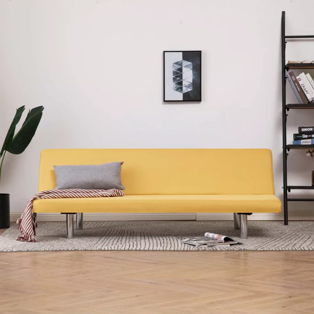 Schlafsofa Gelb Polyester günstig online kaufen