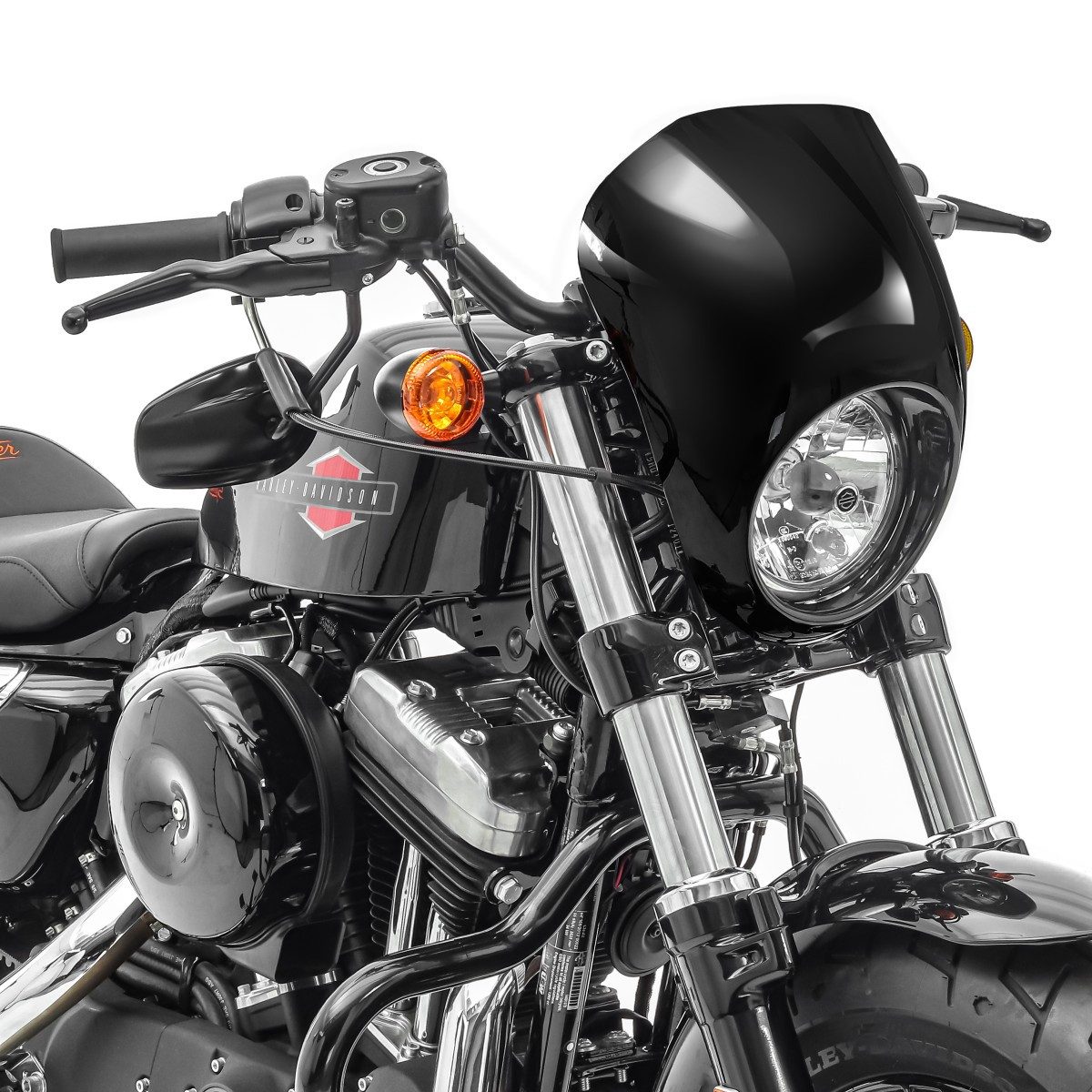 Craftride Halter Scheinwerfer Frontmaske für Harley günstig online kaufen