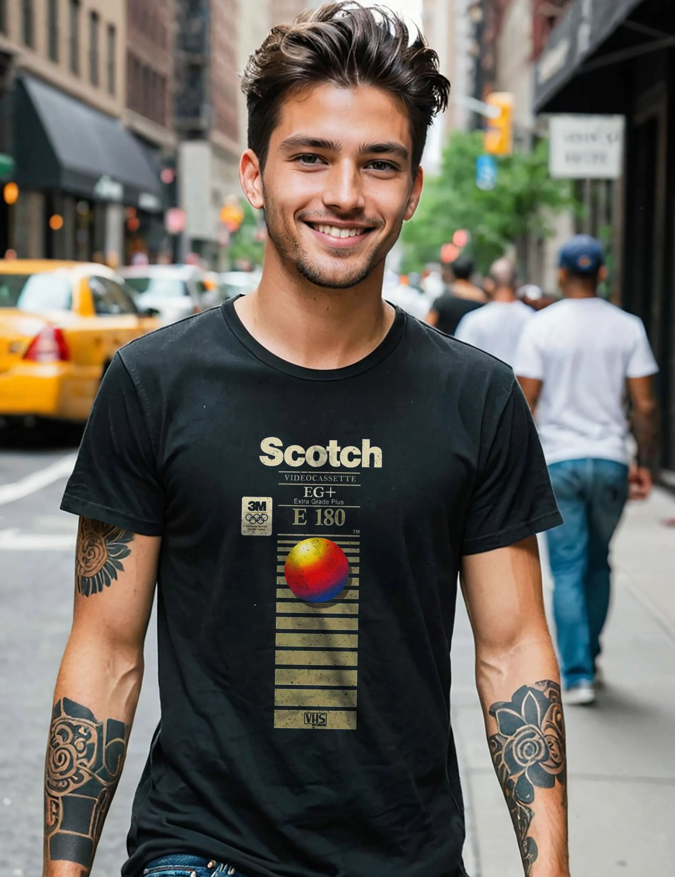 Urban Backwoods Print-Shirt E180 Videocassette Herren günstig online kaufen