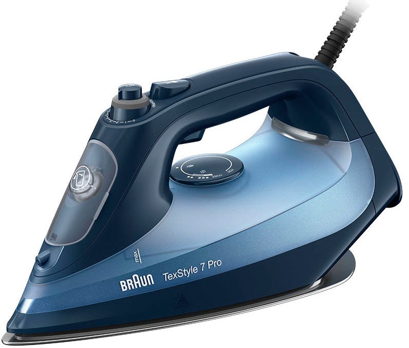 Braun Dampfbügeleisen »TexStyle 7 Pro SI 7160 BL - 3.000 W, 225 g Dampfstoß günstig online kaufen