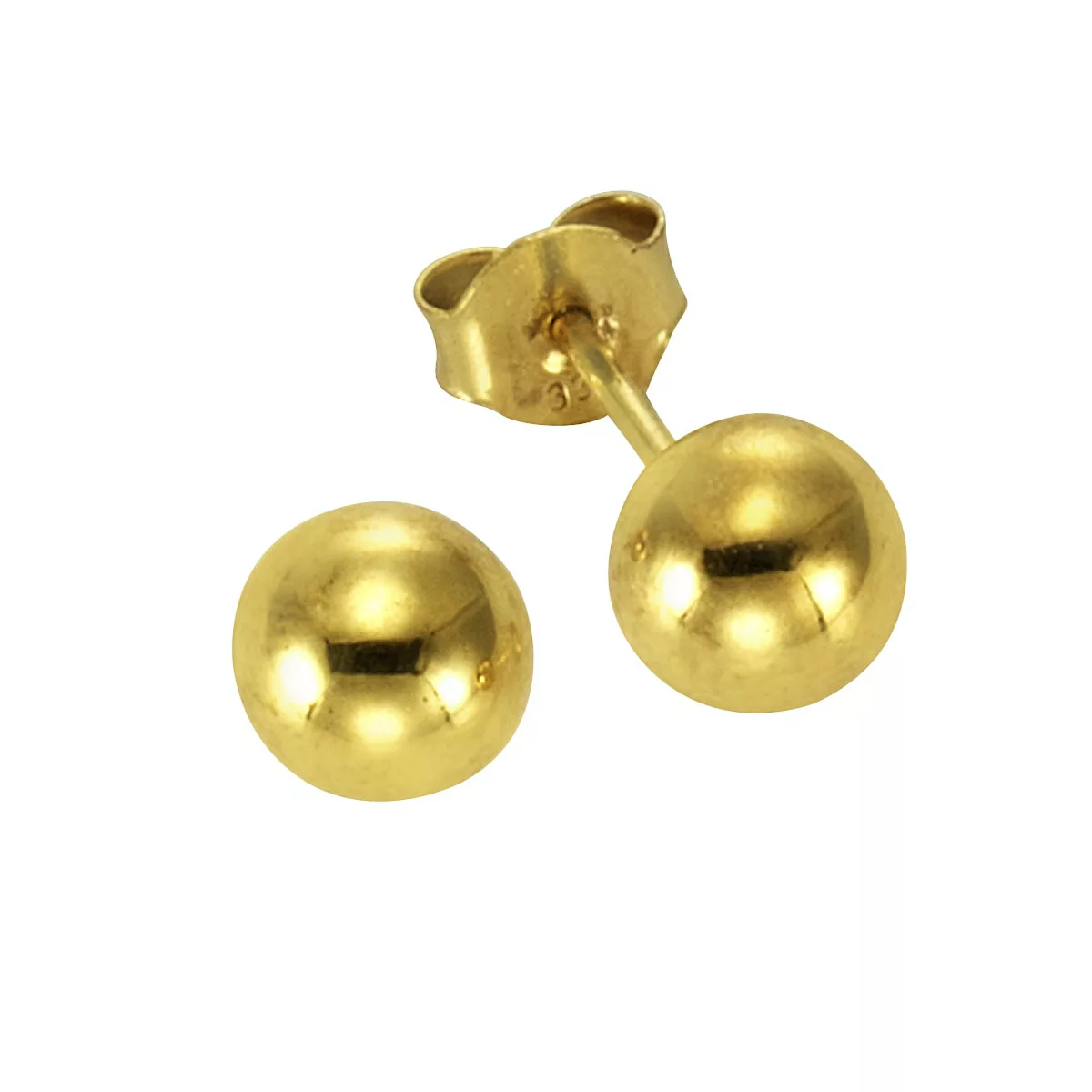 Vivance Paar Ohrstecker "585 Gold Kugel 6,5mm" günstig online kaufen