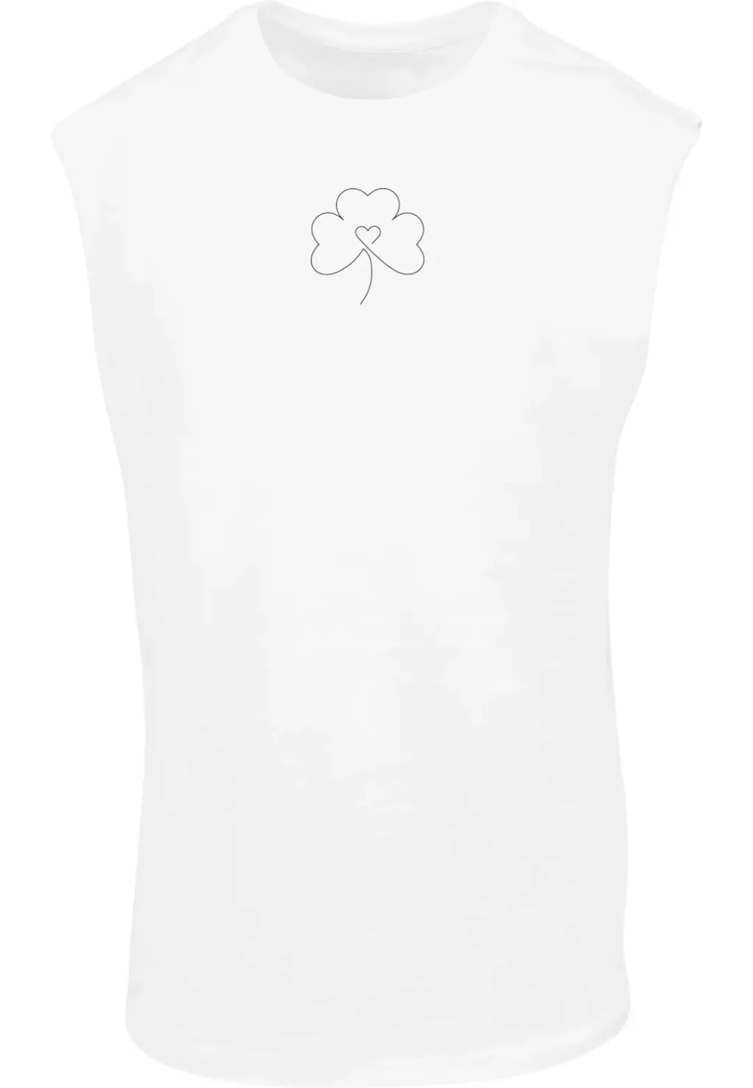 Merchcode T-Shirt "Merchcode Spring - Leaf Clover Flower Sleeveless Tee" günstig online kaufen