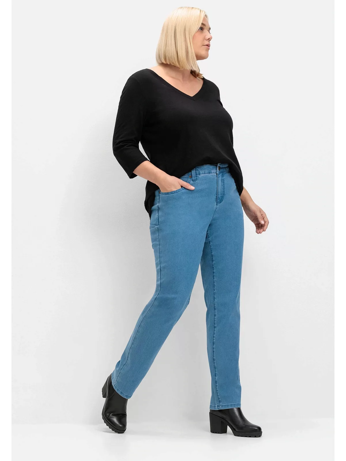 Sheego Stretch-Jeans "Große Größen", im 5-Pocket-Stil günstig online kaufen