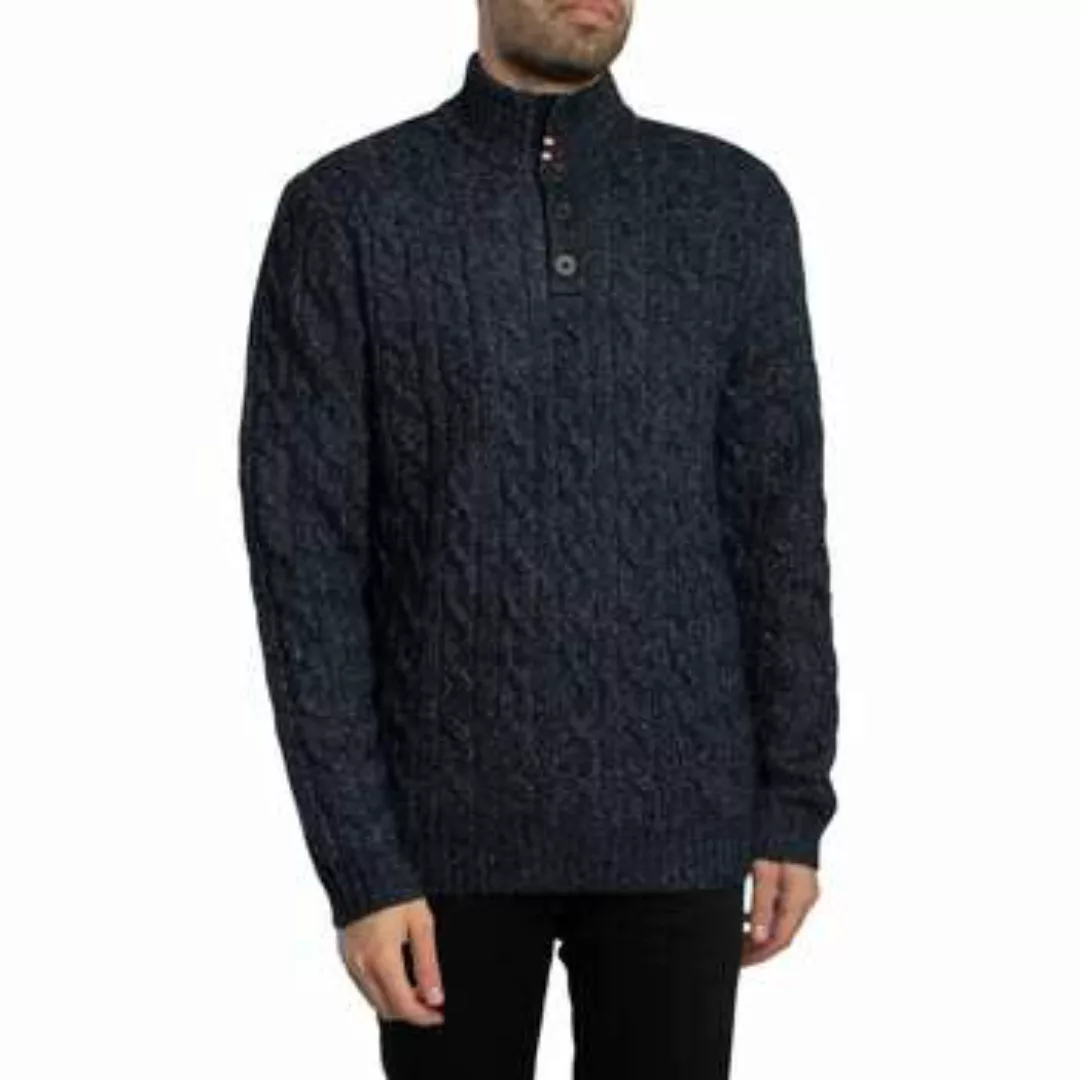 Superdry  Pullover Pullover mit Zopfmuster und Knopfleiste am Kragen günstig online kaufen