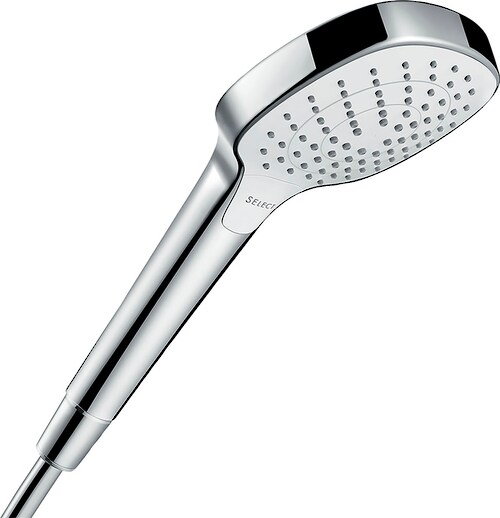 hansgrohe Handbrause »Croma Select E«, 11cm, Weiß/chrom günstig online kaufen