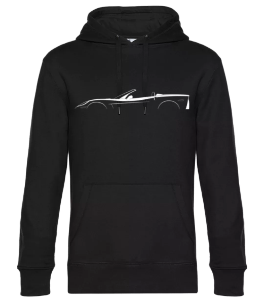 'Corvette C6 Convertible' Silhouette · Unisex Premium Hoodie günstig online kaufen