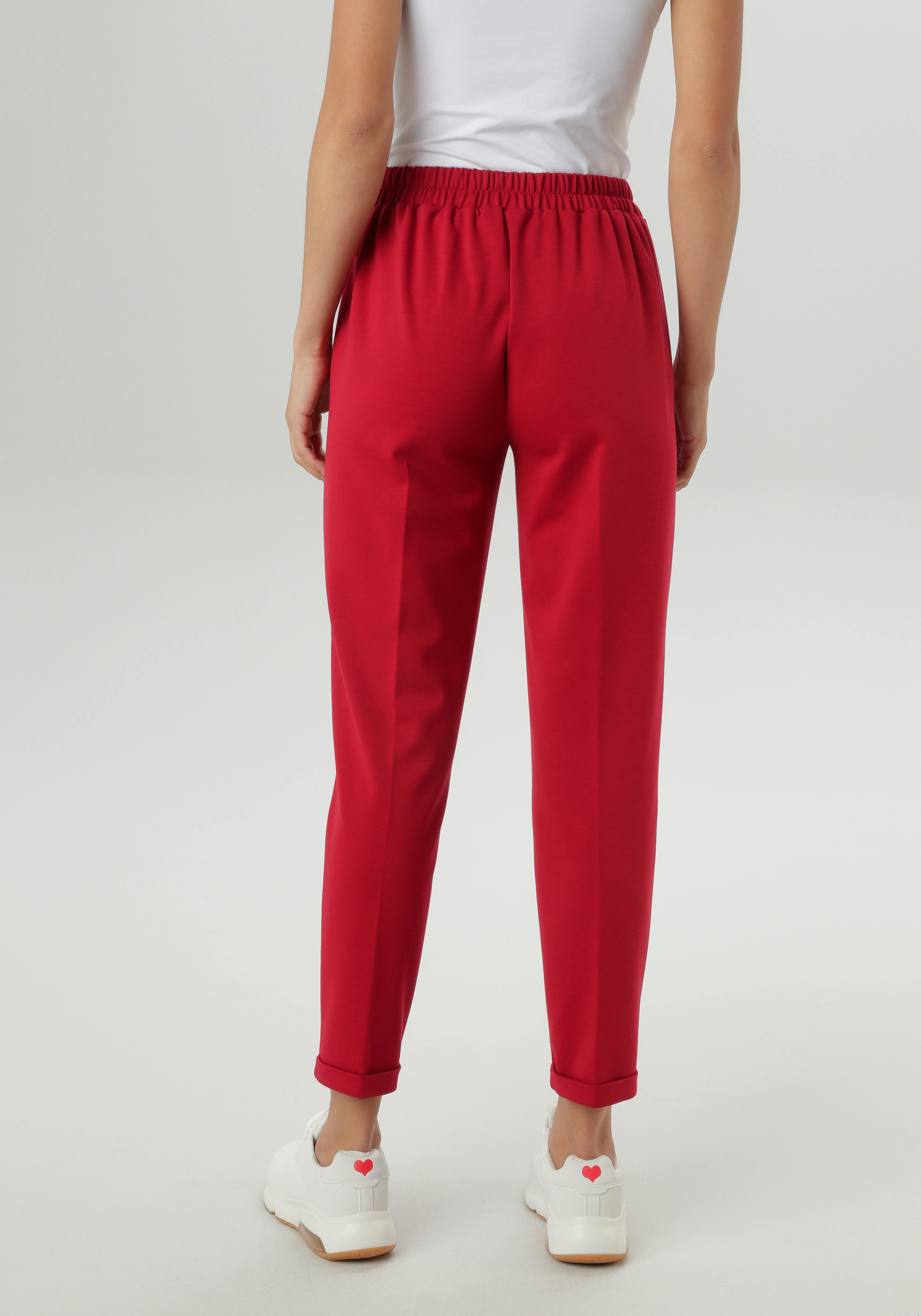 Aniston SELECTED Schlupfhose, mit Bundfalten günstig online kaufen