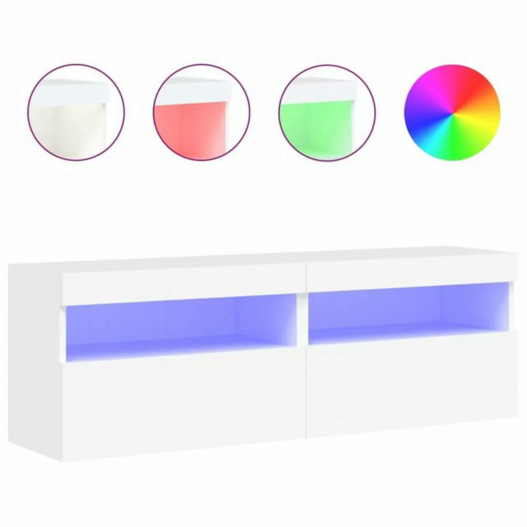 vidaXL TV-Schrank TTV Schrank Hängeschrank Wandschrank Lowboard mit LED Leu günstig online kaufen