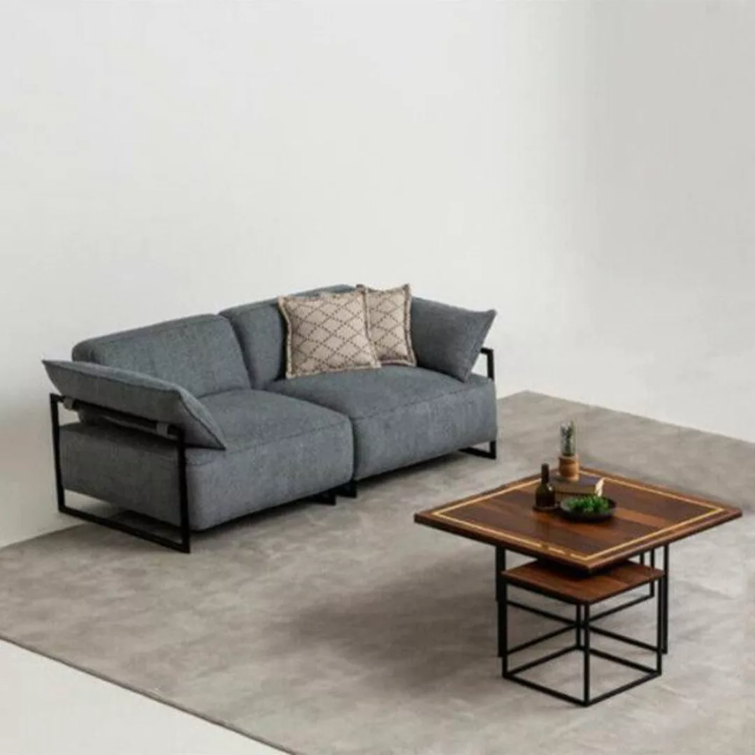 Xlmoebel Sofa Wohnzimmerstoff Sofa 3 Plätze Elegante Möbel Sitzgestaltung C günstig online kaufen