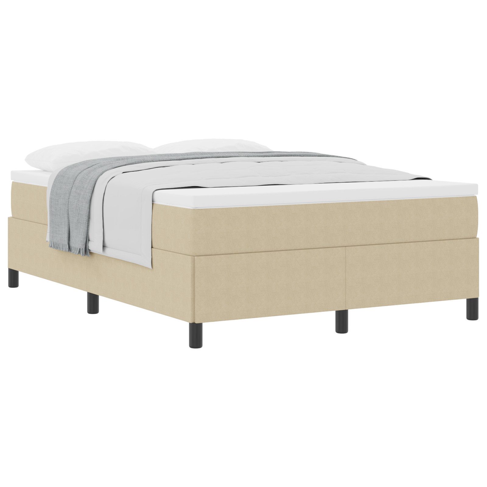vidaXL Bett Bettgestell Hellgrün Grau 140x200 günstig online kaufen