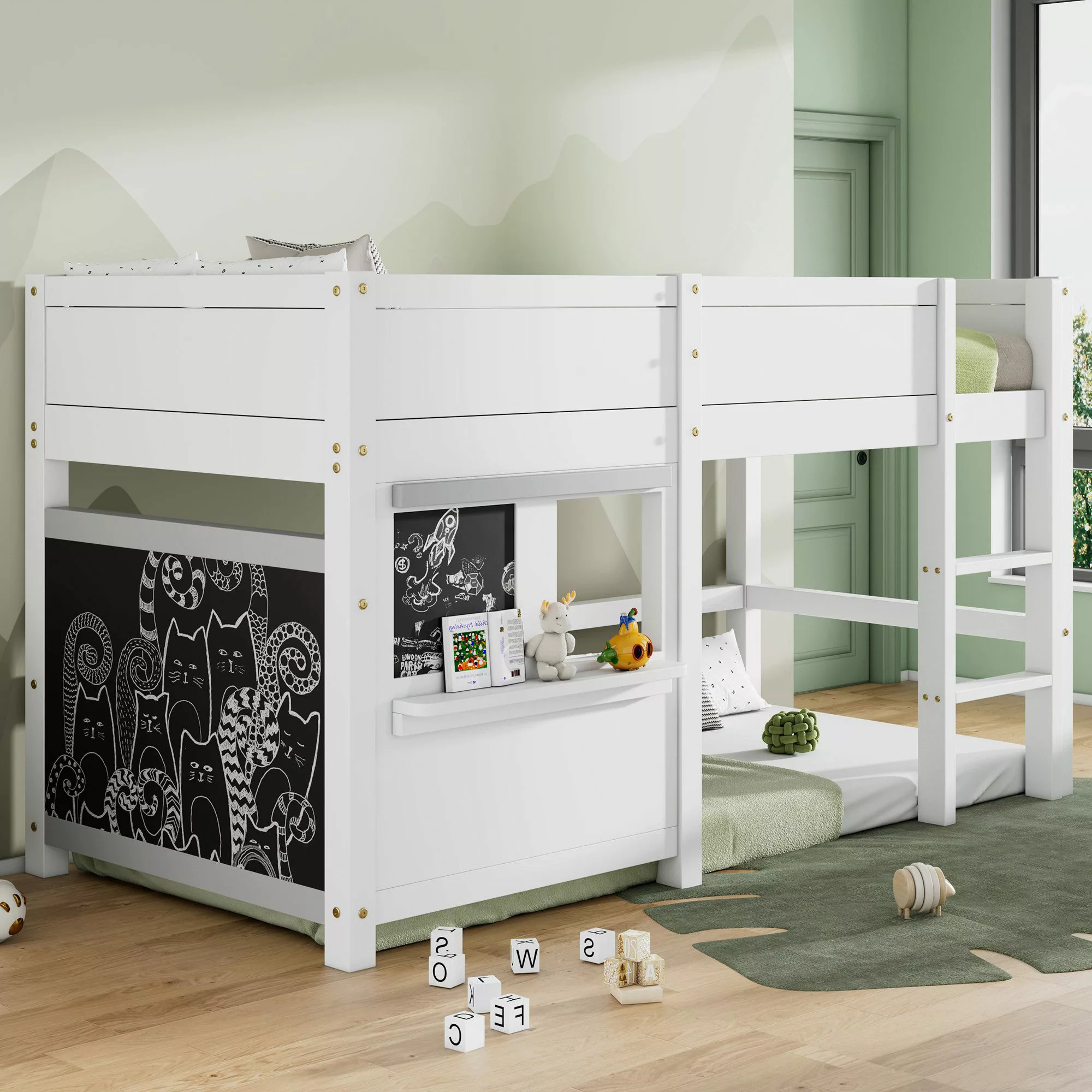 Flieks Hochbett Kinderbett Spielbett Etagenbett mit günstig online kaufen