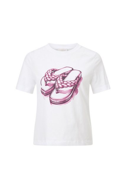 Rich & Royal T-Shirt Elegant Fit T-Shirt Flip Flops orga günstig online kaufen
