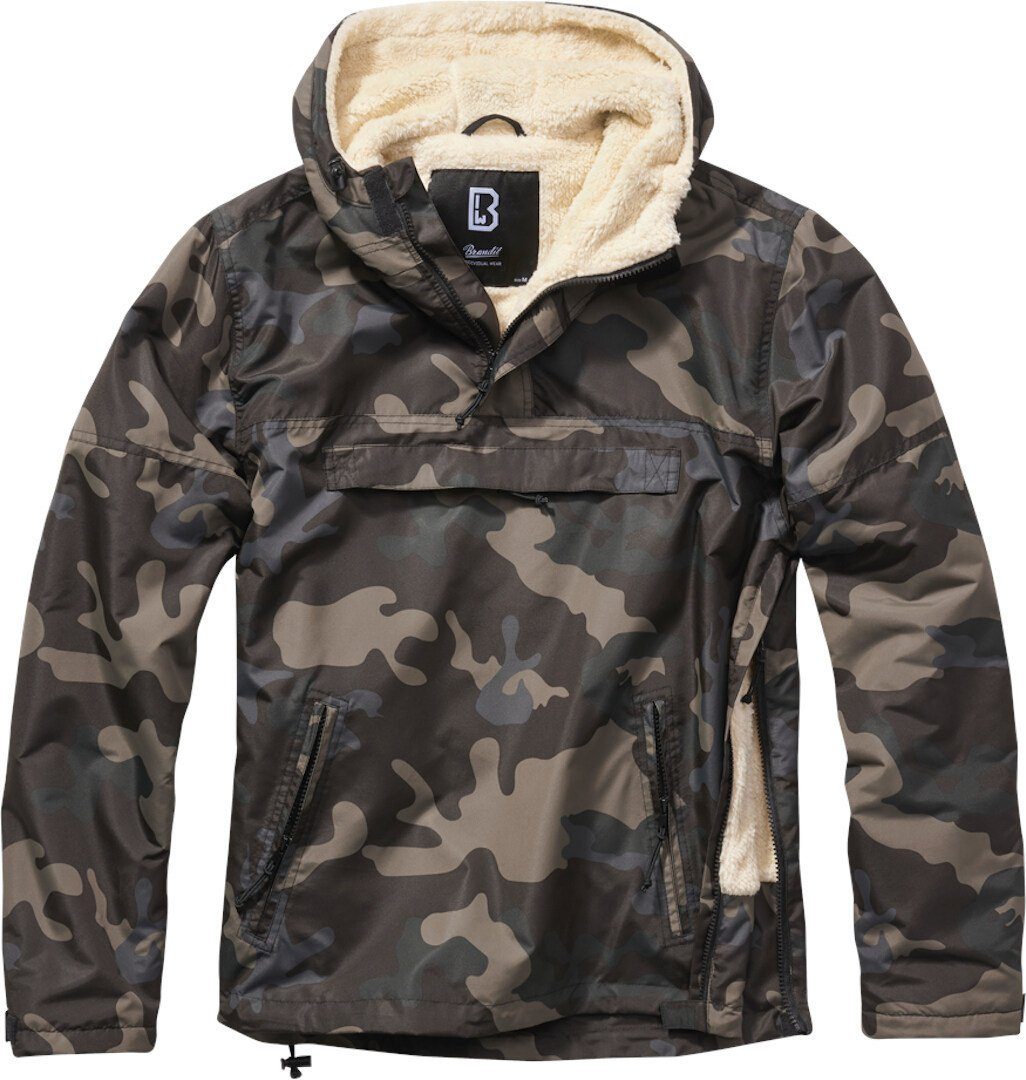 Brandit Motorradjacke Windbreaker Sherpa Jacke wasserabweisend günstig online kaufen