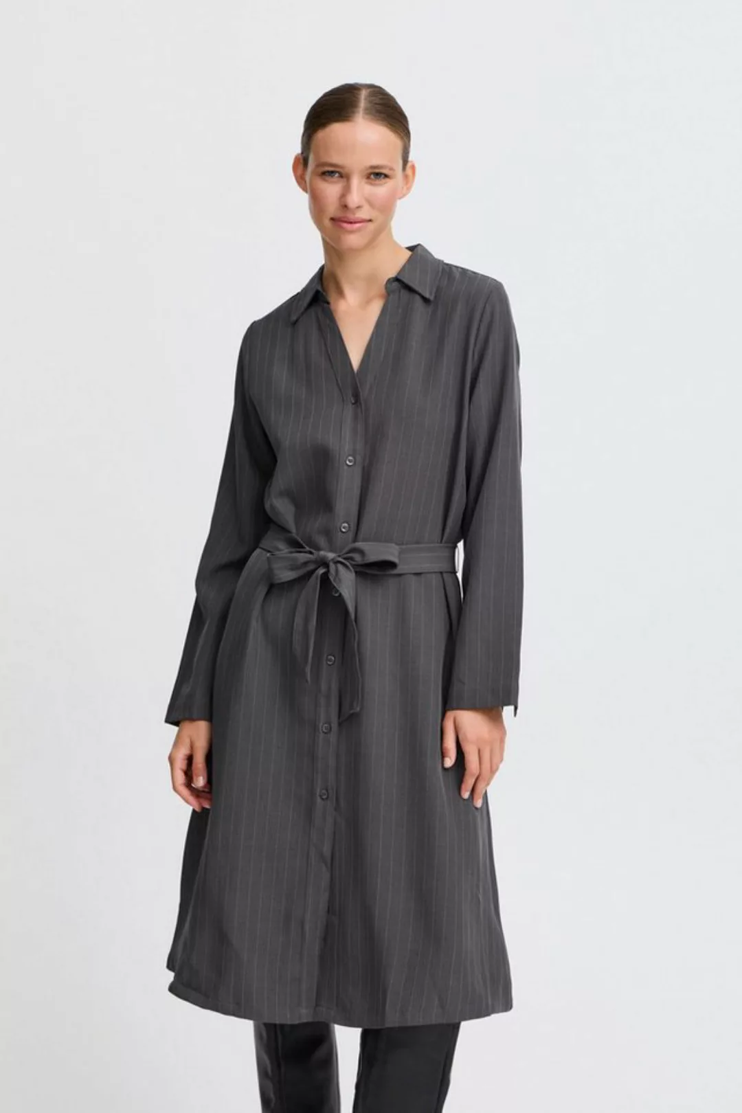 b.young Minikleid BYMMMIDDE SHIRT DRESS - (mit Bindegürtel) elegantes Kleid günstig online kaufen