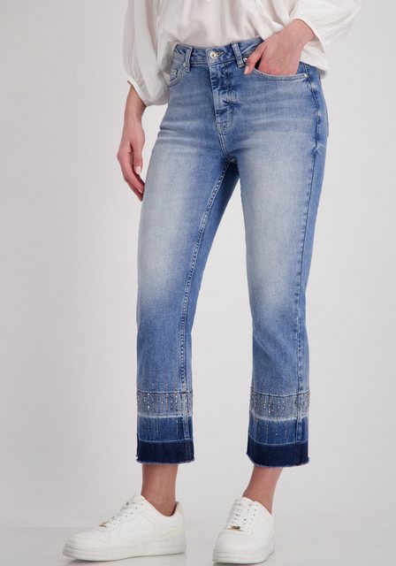 Monari Bootcut-Jeans mit Strass Steinen günstig online kaufen