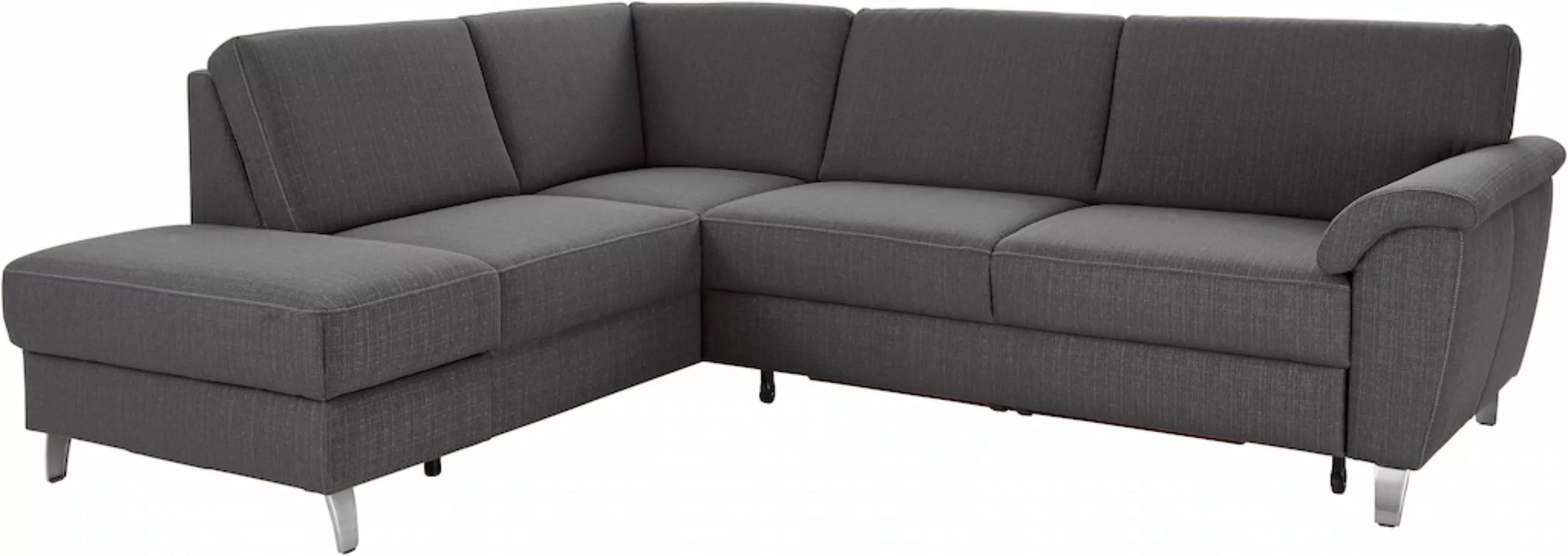 sit&more Ecksofa "Texel L-Form", mit Federkern, wahlweise mit Bettfunktion günstig online kaufen