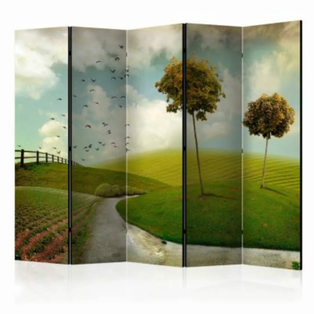 artgeist Paravent autumn - landscape II [Room Dividers] mehrfarbig Gr. 225 günstig online kaufen