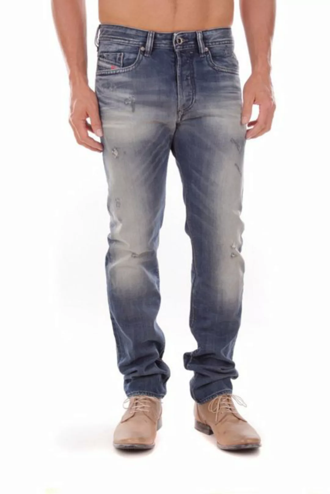 Diesel Tapered-fit-Jeans Diesel Buster 0857M Herren Jeans Hose Slim Tapered günstig online kaufen