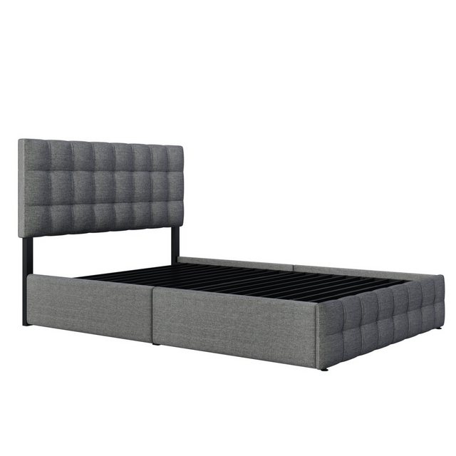 BlingBin Funktionsbett Polsterbett Doppelbett Stauraum Bett 140*200, Gesamt günstig online kaufen