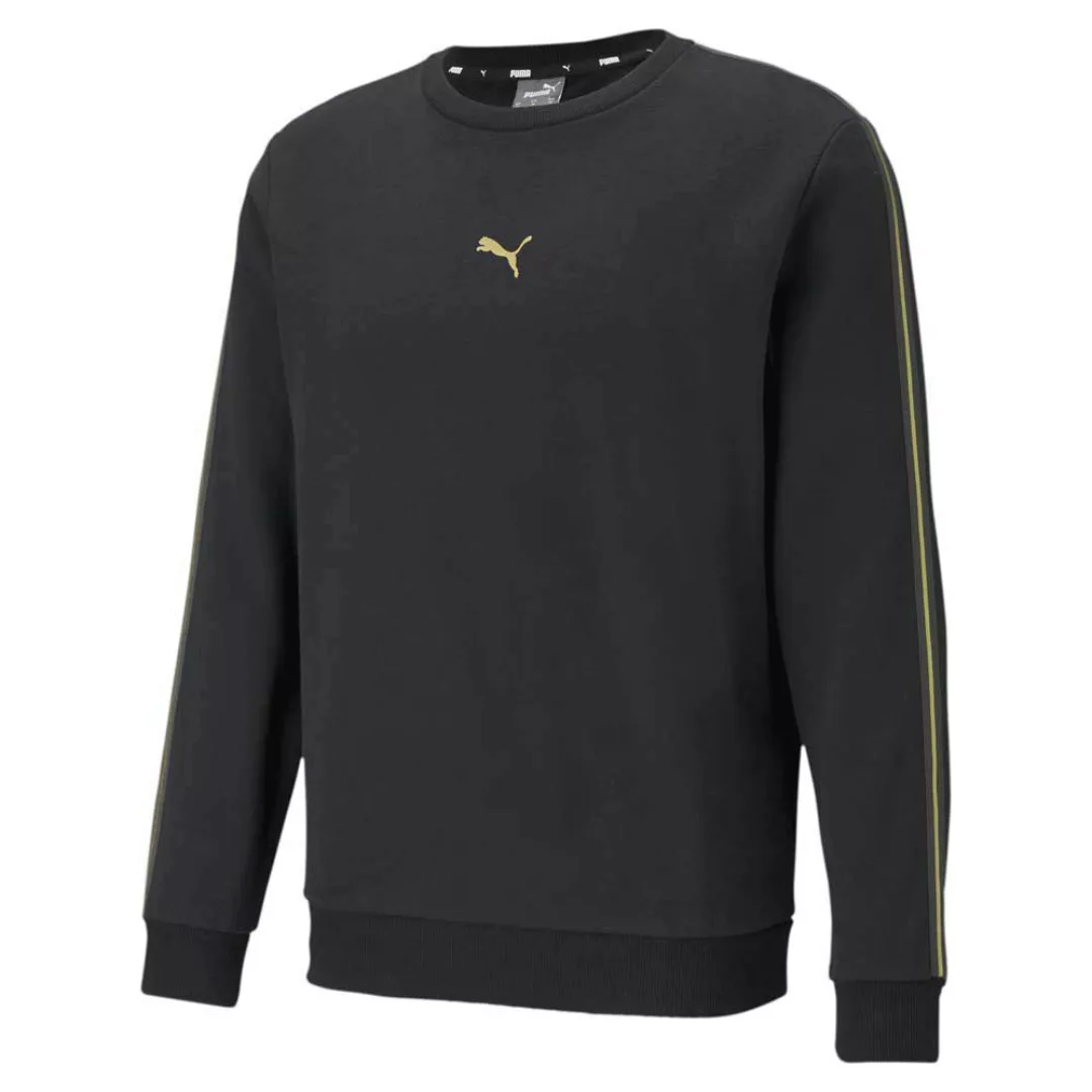 Puma Metallic Nights Crew Sweatshirt L Cotton Black günstig online kaufen