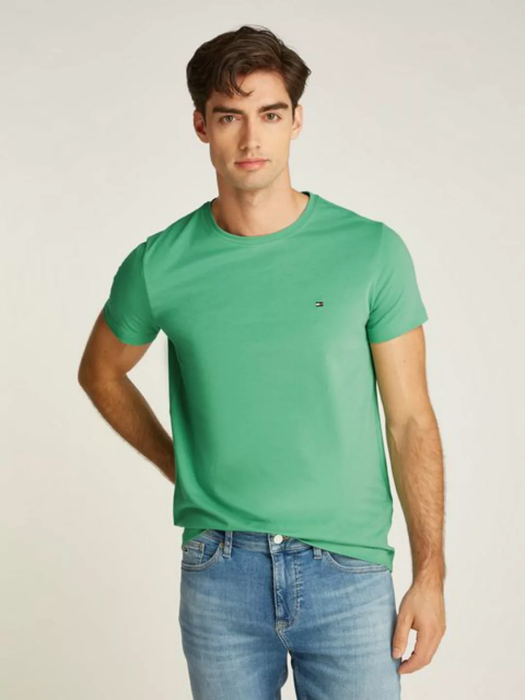 Tommy Hilfiger T-Shirt STRETCH SLIM FIT TEE günstig online kaufen