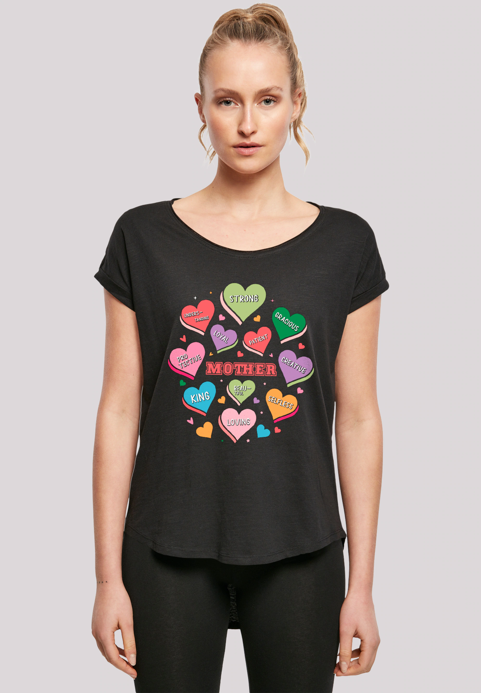 F4NT4STIC T-Shirt "Muttertag Mama Herzen", Premium Qualität günstig online kaufen