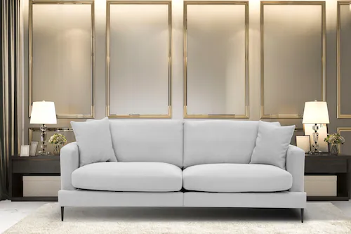 Leonique 3-Sitzer "Cozy elegantes Designsofa, Maße B/T/H: 211/97/80 cm", mi günstig online kaufen