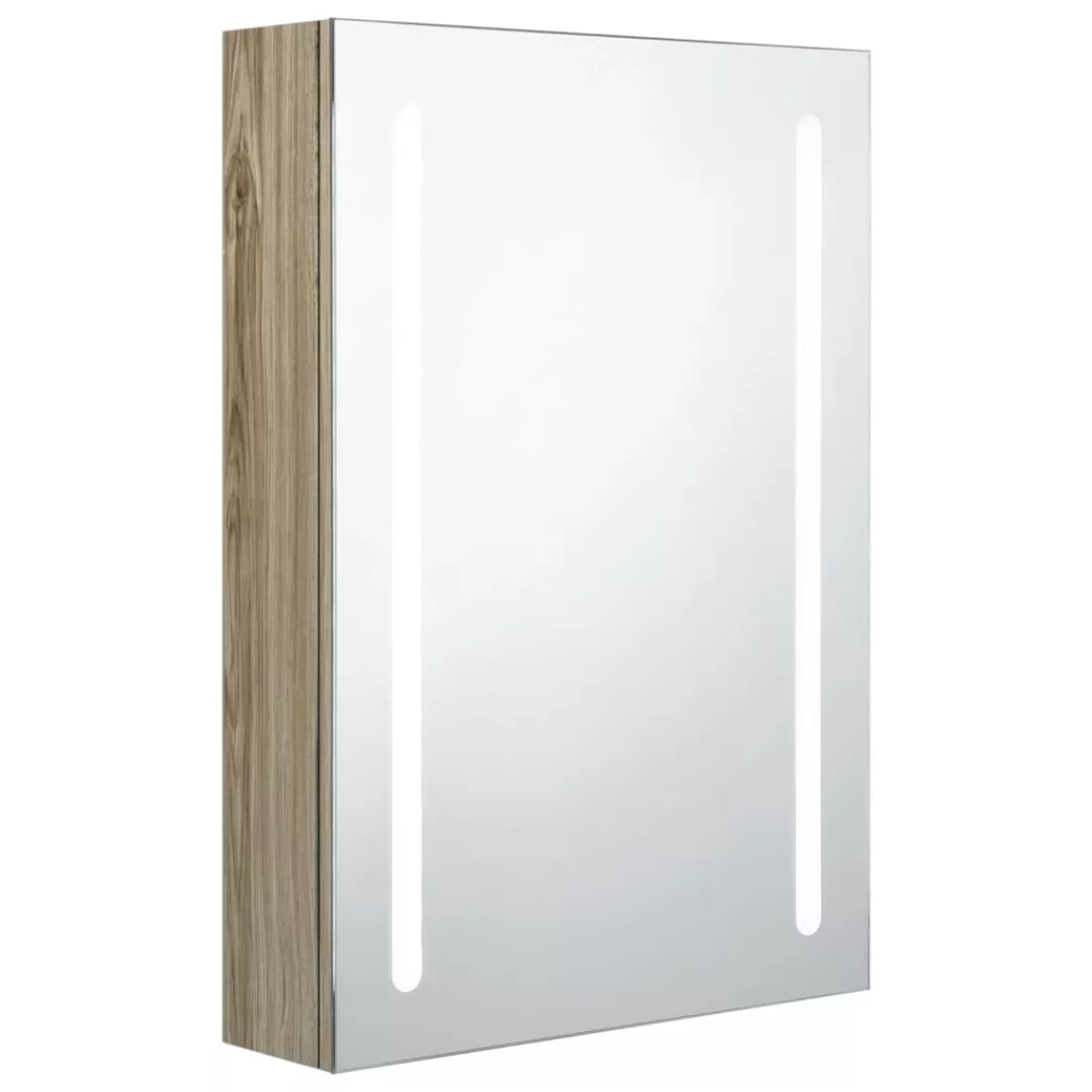Led-bad-spiegelschrank Eichenoptik 50x13x70 Cm günstig online kaufen