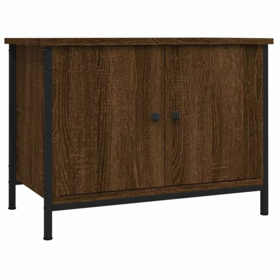 Vidaxl Tv-schrank Mit Türen Braun Eiche 60x35x45 Cm Holzwerkstoff günstig online kaufen