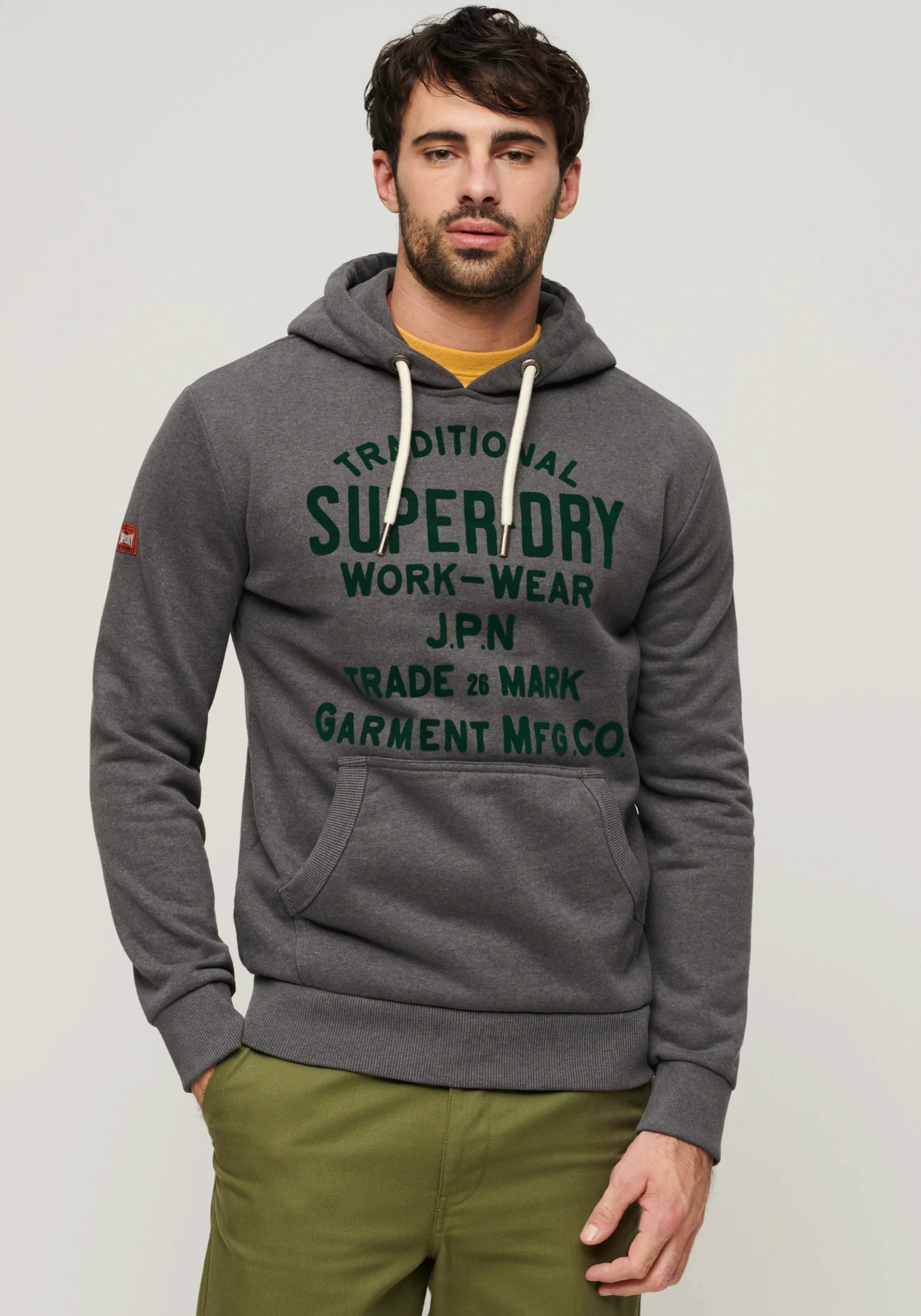 Superdry Kapuzensweatshirt WORKWEAR FLOCK GRAPHIC HOODIE günstig online kaufen